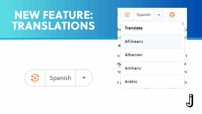 New translations blog