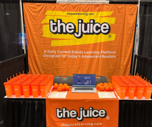 The Juice booth